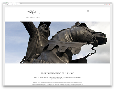 Colin Spofforth website and identity