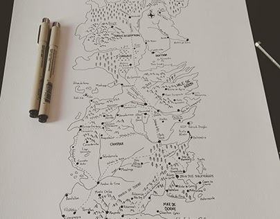 Game of Thrones map