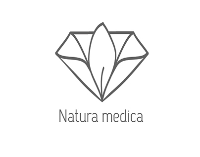 Natura medica logo design
