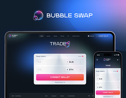 Project thumbnail - Bubble — Liquid DEX Trading platform