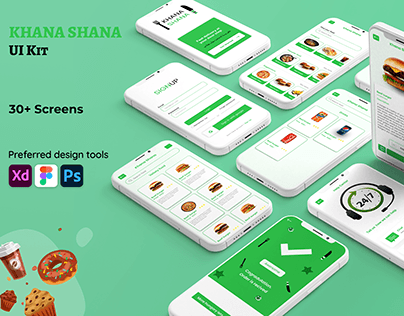 Food App Design Khana Shana ( Case Study )