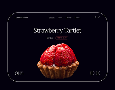 Bakery website concept