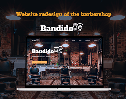 Website redesign of the barbershop "Bandido"