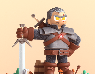 Geralt of Rivia | 3D animation