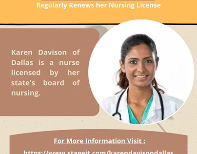 Karen Davison Dallas - Renews Nursing License