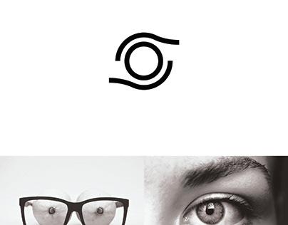 ''Glasses + Eye'' Logo Concept for Optic