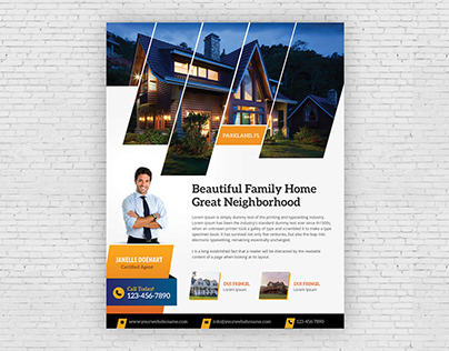 Flyer Design for a Real Estate Company