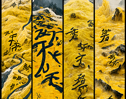 Calligraphy Long Scroll·Long River Series