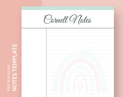 Free Editable Online Cornell Notes Template
