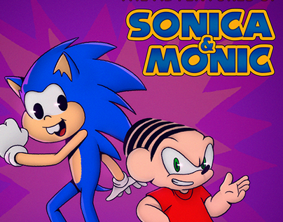 Sonica & Monic (weird crossover)
