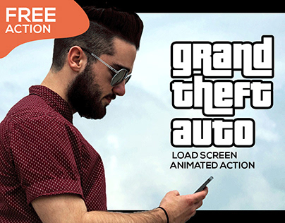 Free GTA V Load Screen Animated Action