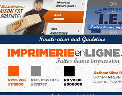 Logotype design for a french website (printer online)
