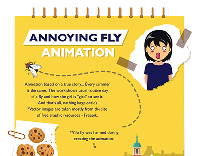 Annoying fly animation