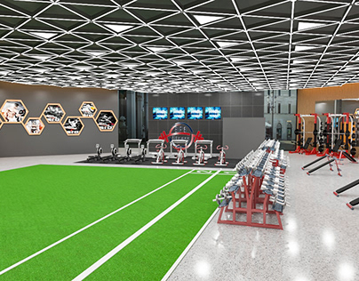 Project thumbnail - Gym / Fitness Center Interior Design