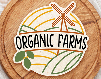 Logo Design Organic Farms