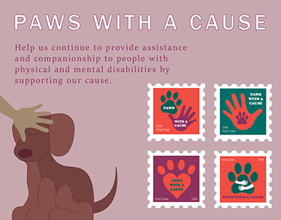 Postage Stamps: Paws with a Cause