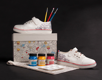 Packaging Design - Angelus Brand Shoe Paint Kit
