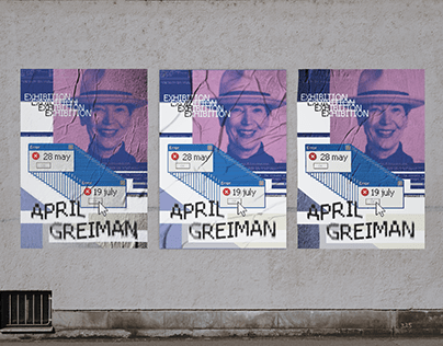 April Greiman exhibition poster