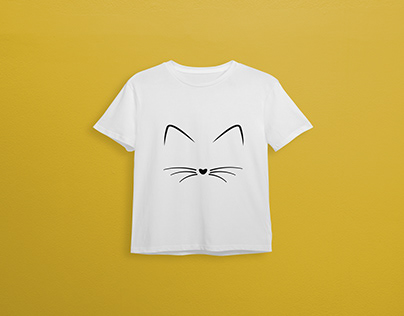 Cat White T-shirts