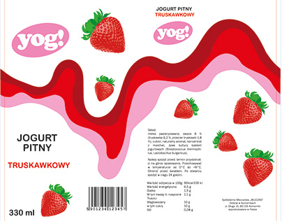Yoghurt packaging design