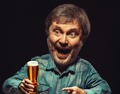 Montage & Retouch Beer Man