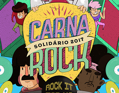 Ilustração - Carna Rock Solidário APAE Sorocaba