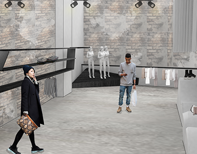 DKNY Store Design_Fourth Term Project