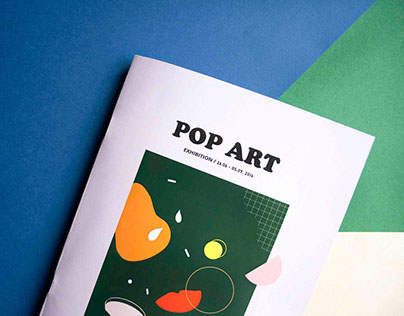 Editorial Design - Pop Art exhibition
