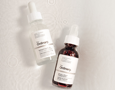 The Ordinary product photography