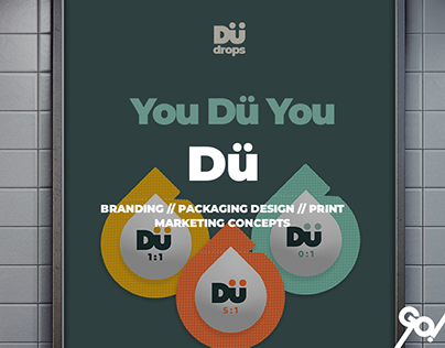 Dü }} brand + packaging