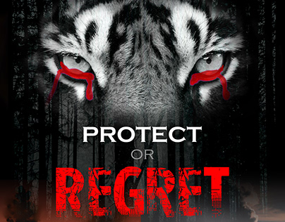 Social Poster Design: Protect Endangered Species