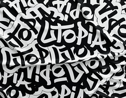 UTOPIA | Lettering logo design