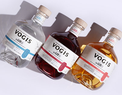 Vogis Gin Packaging Design