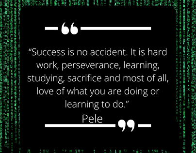 Pele's Motivations (Inspirational Quotes)