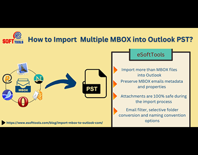How to Import Multiple MBOX into Outlook PST?