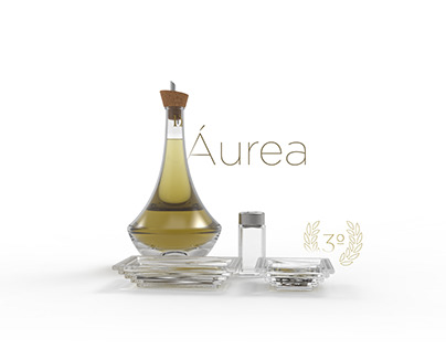 Áurea · Olive oil bottle