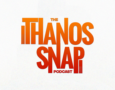 Thanos Snap Podcast Logo Design