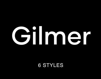 Gilmer – Geometric Sans Serif