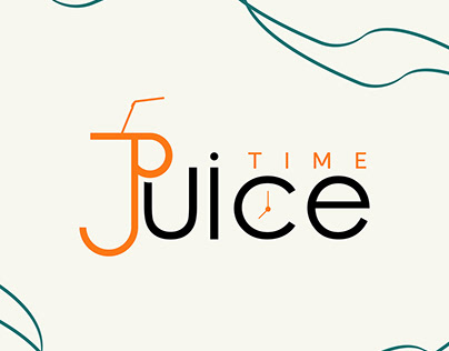 Logo design 4 "juice time" 🥂