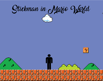 Stickman in Mario World (Stop Motion)