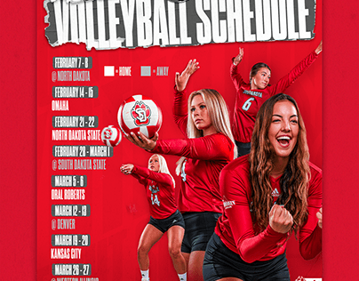 Volleyball and MBB/WBB Schedule Graphics