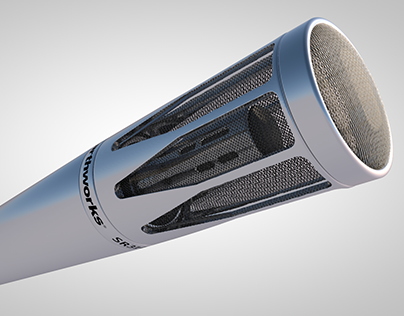 3D model and animation for Earthworks Microphones