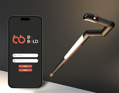 Projectminiatuur - BeBold - Smart Cane | UX/ UI Project