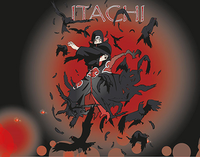 illustration itachi uchiwa