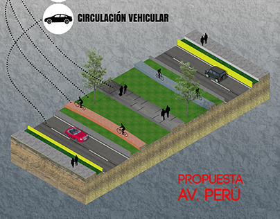 Project thumbnail - Corte isométrico de Avenida