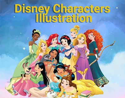 Disney characters illustration