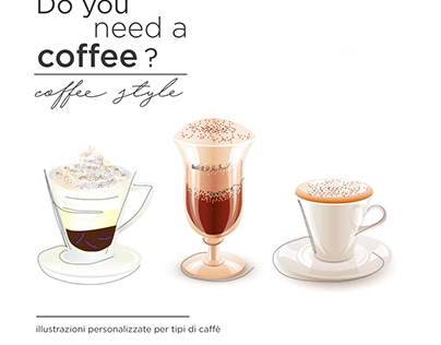 coffee style - illustrazioni