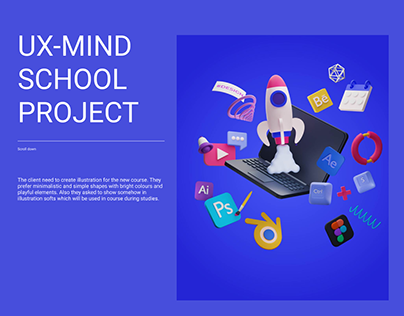 UX-MIND SCHOOL PROJECT (Landing page)