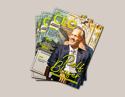 CEO Magazine Cover: Rolf Blaser