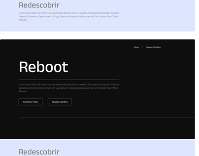 Project thumbnail - Projeto // Reboot